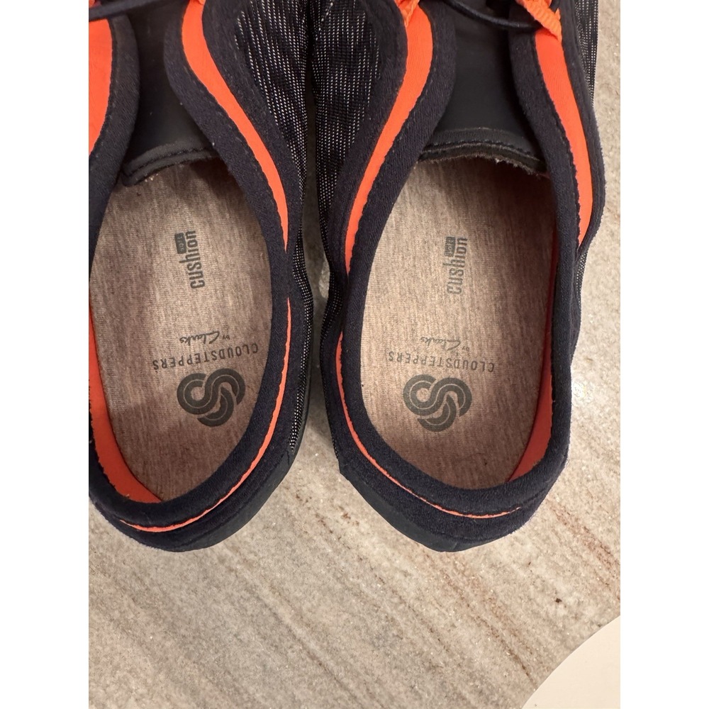 Cloudsteppers by Clark's Womens Allena Bay Slip On Sneakers Blue Orange 8.5 - Picture 7 of 9